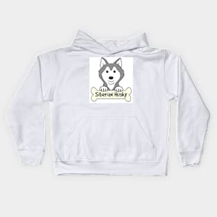 Siberian Husky Kids Hoodie